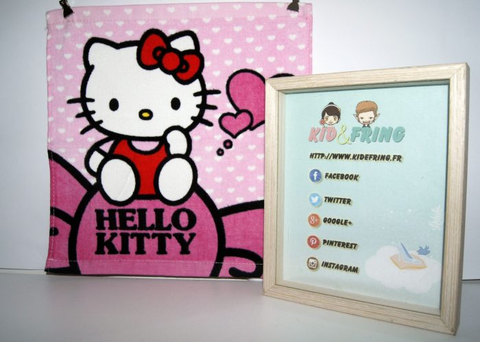 Serviette de mains Hello Kitty - Rose Clair