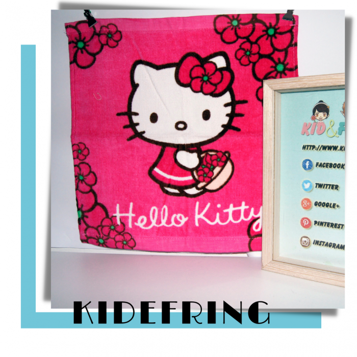 Serviette de mains Hello Kitty - Rose Foncé