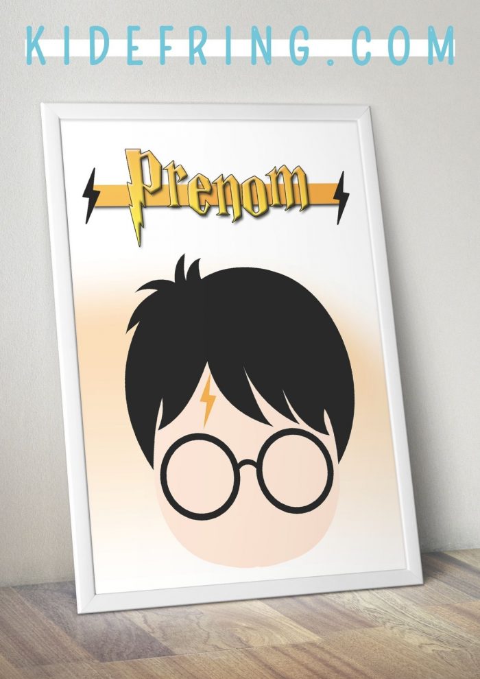 Affiche personnalisée Harry Potter